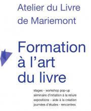 Programme 2012 Atelier du Livre Mariemont
