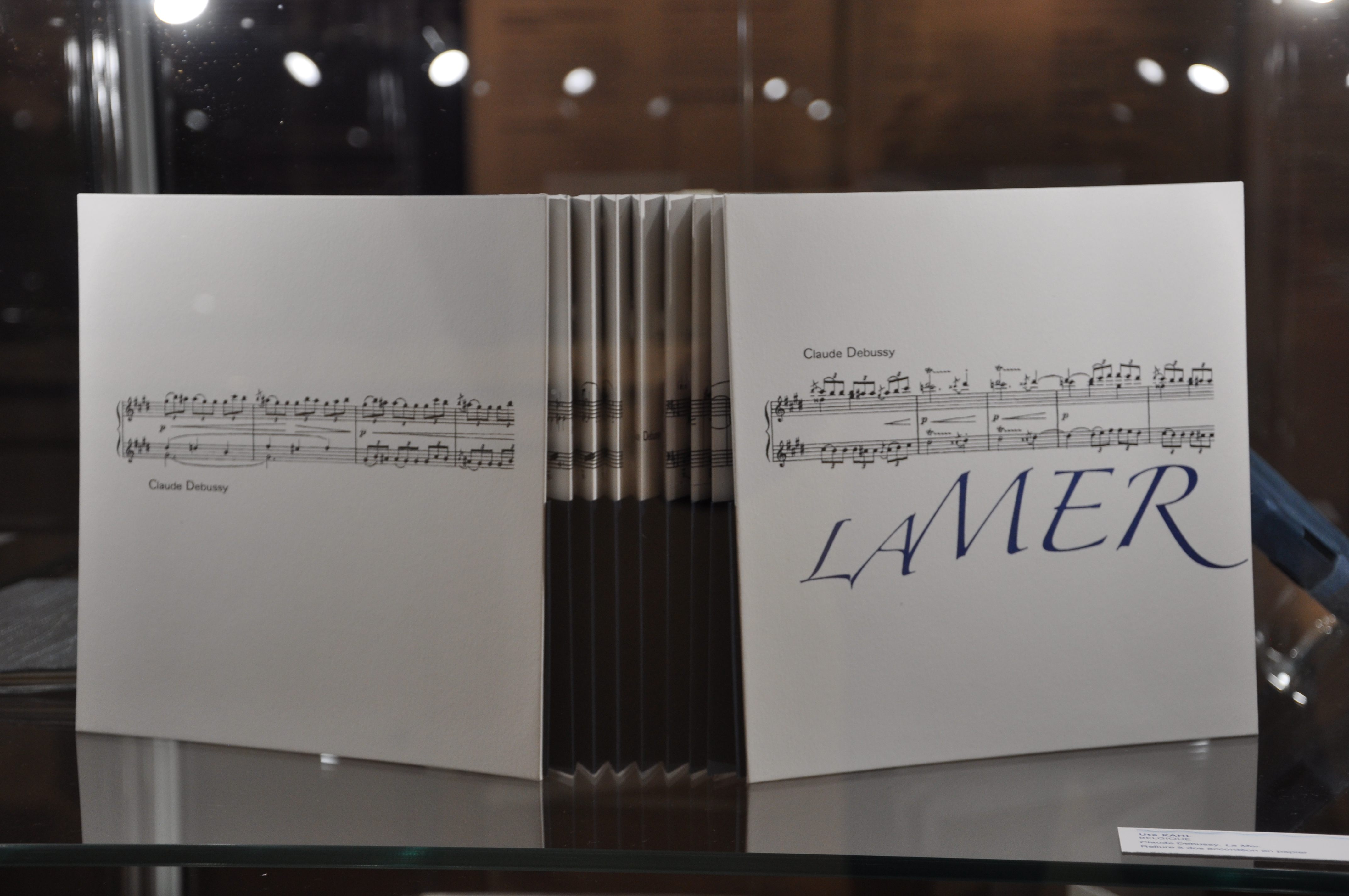 (B) Ute Kahl  La Mer/ Claude Debussy livre d'artiste 1/1