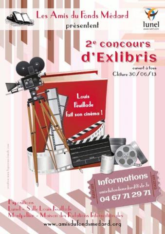 EX- LIBRIS 2013 Amis du fonds Médard 2eme concours à LUNEL (fr)