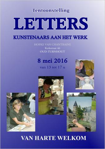 LETTERS Kunstenaars aan het werk