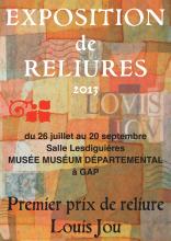 Fondation Louis Jou Prix de reliure 2013 Les Baux de Provence